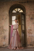 Wahaj M Khan | Banno Formals |   Pale Pink Lama Tissue Bano by Wahaj M Khan - Designer Dress - Type: Ladies Clothes - Available at Libayah - 100% Original