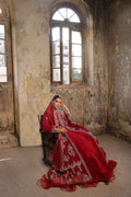 Wahaj M Khan | Banno Formals |  Bano Classic Lal Jora by Wahaj M Khan - Designer Dress - Type: Ladies Clothes - Available at Libayah - 100% Original