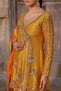 Wahaj M Khan | Banno Formals | Mayun jora - Sheesha Peplum set by Wahaj M Khan - Designer Dress - Type: Ladies Clothes - Available at Libayah - 100% Original