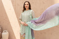 Wahaj M Khan | The Print Story |  Sea Green TPS Outfit by Wahaj M Khan - Designer Dress - Type: Ladies Clothes - Available at Libayah - 100% Original
