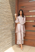 Wahaj M Khan | The Print Story |  Lavender Sheesha Wrap by Wahaj M Khan - Designer Dress - Type: Ladies Clothes - Available at Libayah - 100% Original