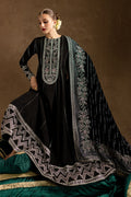 Marjjan | De Rose Velvet | MRV-14 (BLACK) by Marjjan - Designer Dress - Type: Ladies Clothes - Available at Libayah - 100% Original