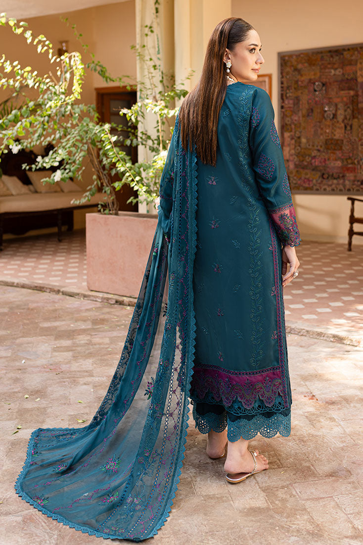 Marjjan | Aangan Embroidered Viscose |  PEV-20 B (ZINC) by Marjjan - Designer Dress - Type: Ladies Clothes - Available at Libayah - 100% Original