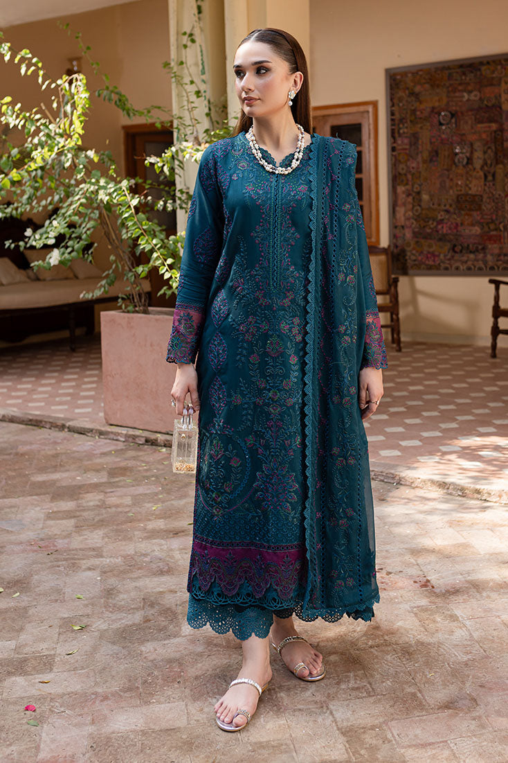 Marjjan | Aangan Embroidered Viscose |  PEV-20 B (ZINC) by Marjjan - Designer Dress - Type: Ladies Clothes - Available at Libayah - 100% Original