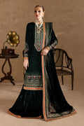 Marjjan | De Rose Velvet | MRV-07 (GREEN) by Marjjan - Designer Dress - Type: Ladies Clothes - Available at Libayah - 100% Original