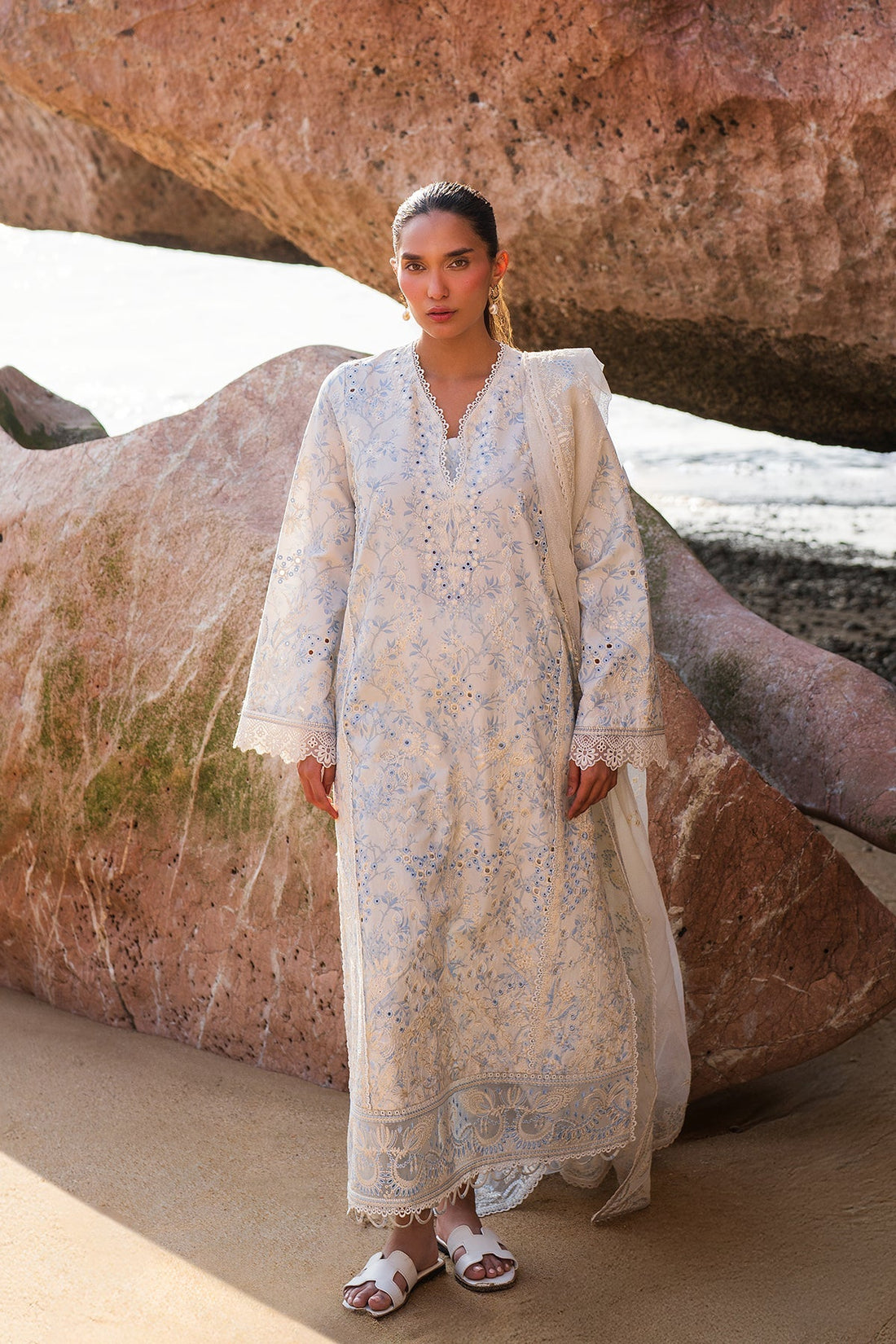 Afrozeh | Endless Summer | Nerida by Afrozeh - Designer Dress - Type: Ladies Clothes - Available at Libayah - 100% Original