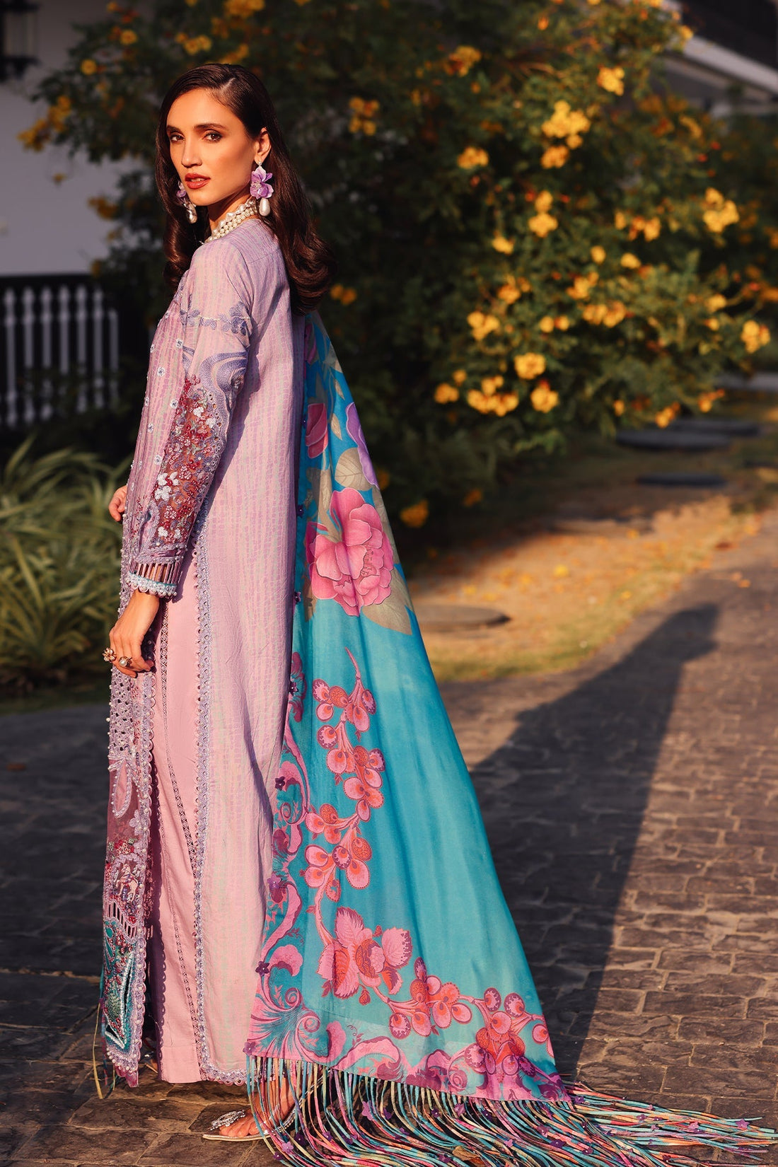 Afrozeh | Lawn 25 | Chrysa by Afrozeh - Designer Dress - Type: Ladies Clothes - Available at Libayah - 100% Original