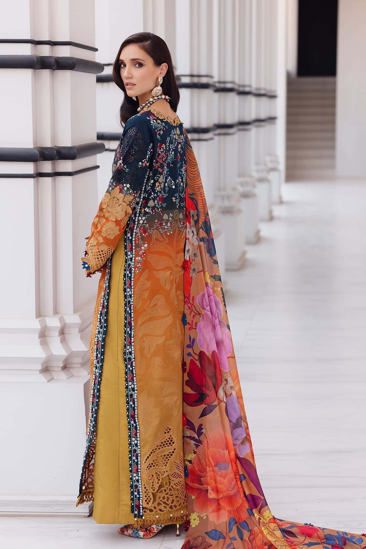 Afrozeh | Lawn 25 | Halcy by Afrozeh - Designer Dress - Type: Ladies Clothes - Available at Libayah - 100% Original