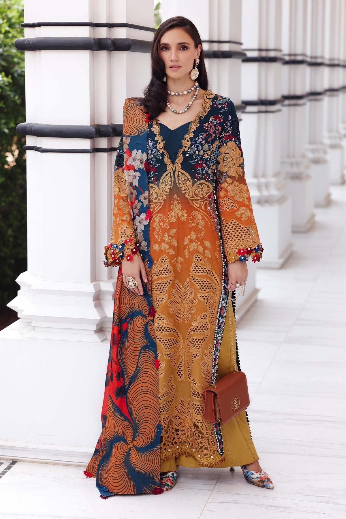 Afrozeh | Lawn 25 | Halcy by Afrozeh - Designer Dress - Type: Ladies Clothes - Available at Libayah - 100% Original