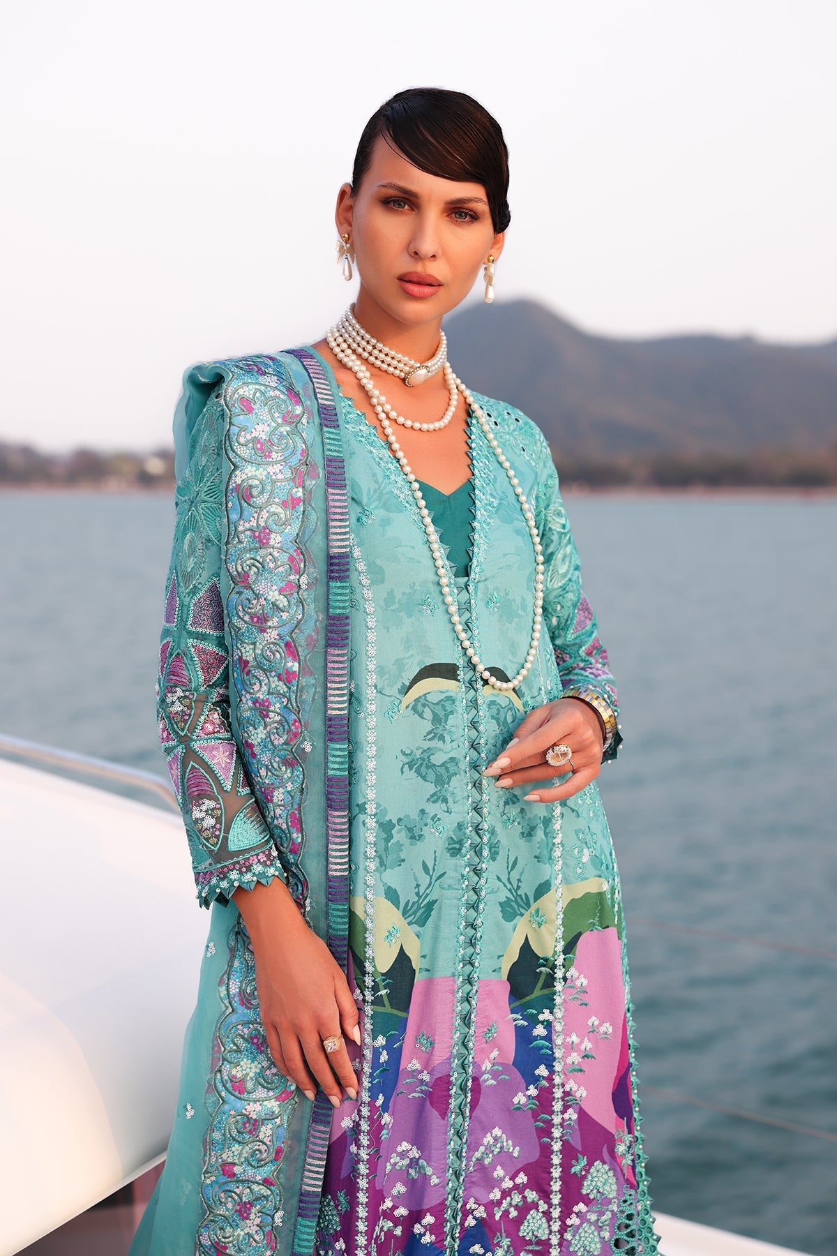 Afrozeh | Lawn 25 | Sovana by Afrozeh - Designer Dress - Type: Ladies Clothes - Available at Libayah - 100% Original