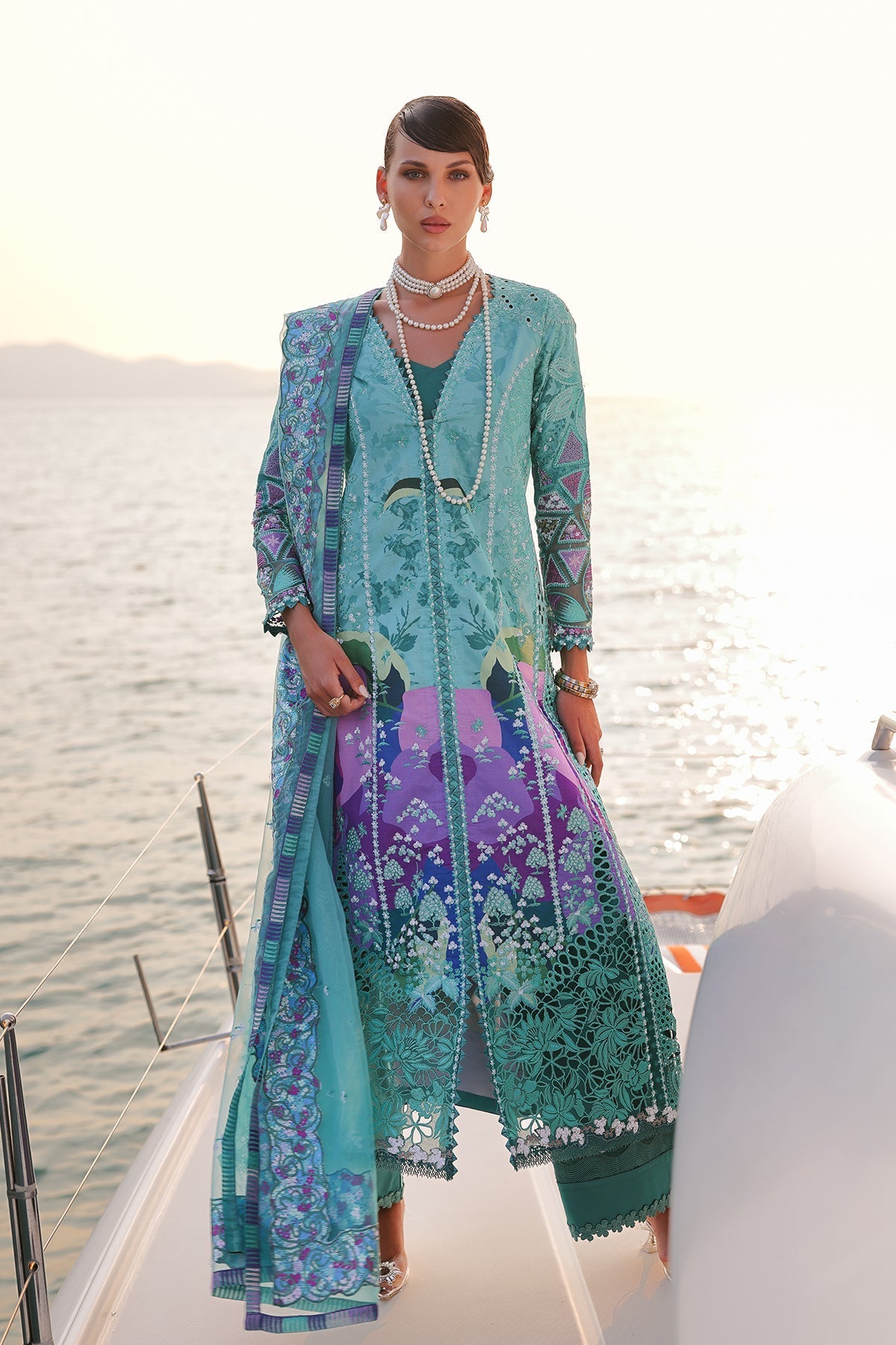 Afrozeh | Lawn 25 | Sovana by Afrozeh - Designer Dress - Type: Ladies Clothes - Available at Libayah - 100% Original