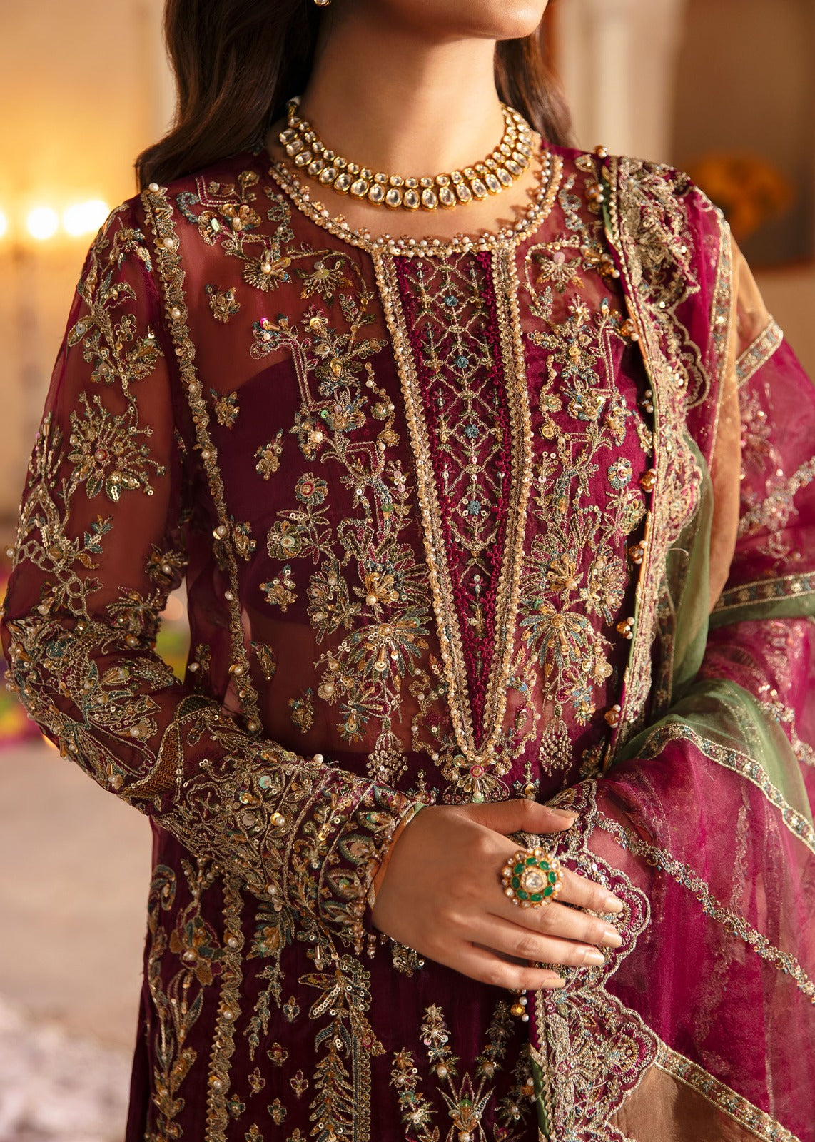 Kanwal Malik | Maahi Wedding Formals | FALAK by Kanwal Malik - Designer Dress - Type: Ladies Clothes - Available at Libayah - 100% Original
