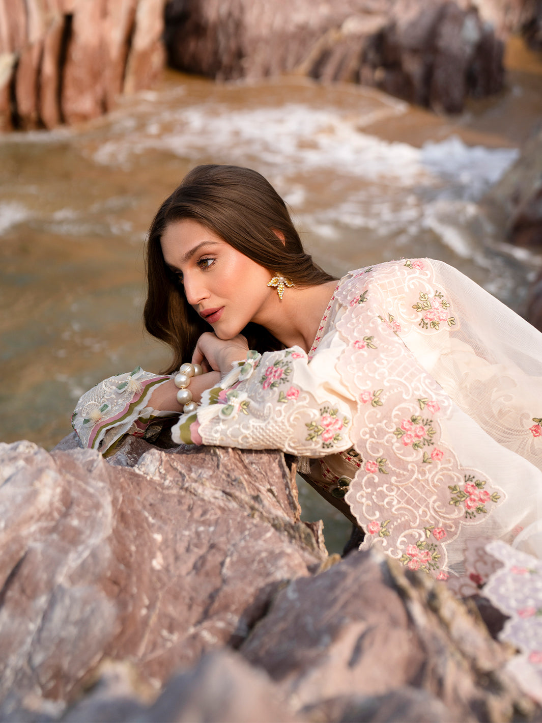 Mahnur | Sirena Luxury Lawn 25 | Wisteria by Mahnur - Designer Dress - Type: Ladies Clothes - Available at Libayah - 100% Original