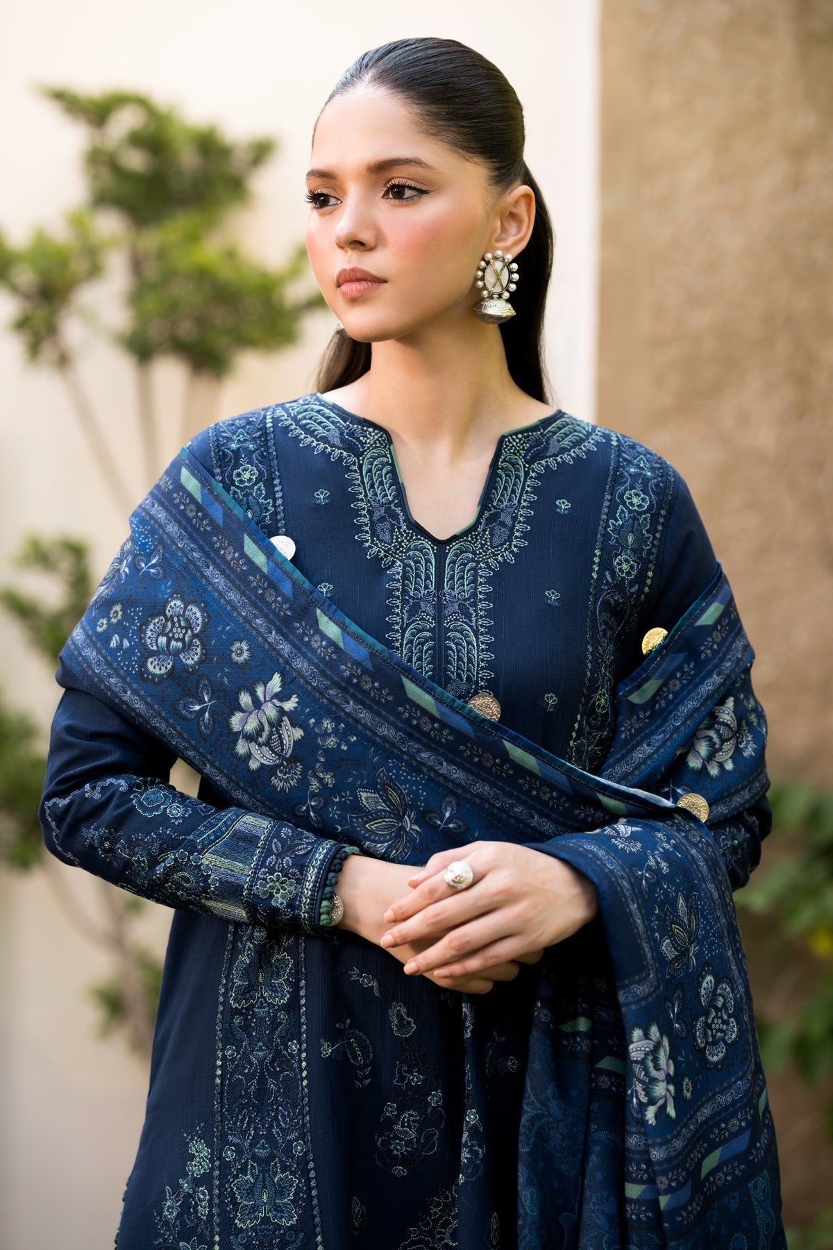 Xenia Formals | Dhoop Kinaray Winter Shawl 24 | NEELUM by Xenia Formals - Designer Dress - Type: Ladies Clothes - Available at Libayah - 100% Original
