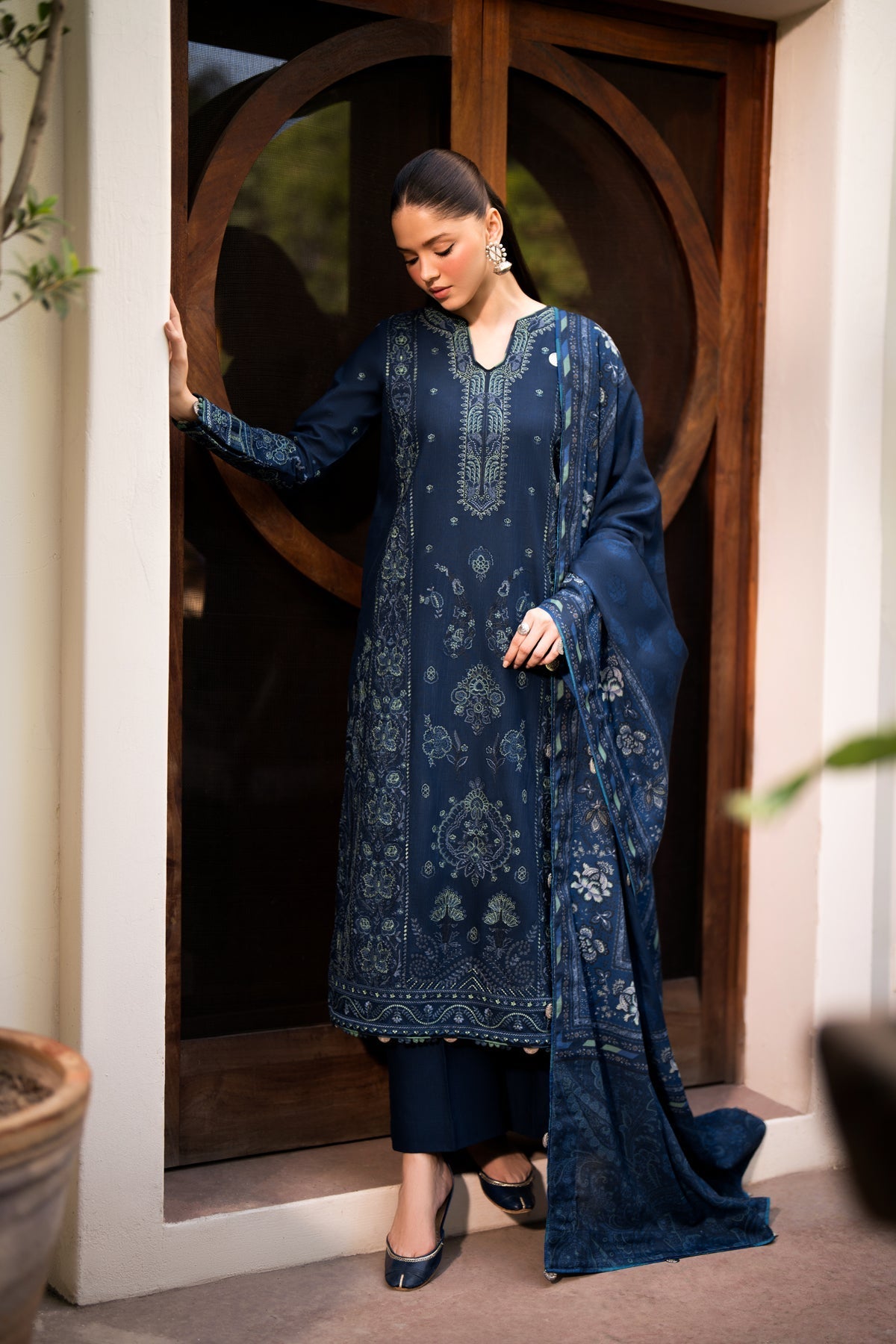 Xenia Formals | Dhoop Kinaray Winter Shawl 24 | NEELUM by Xenia Formals - Designer Dress - Type: Ladies Clothes - Available at Libayah - 100% Original