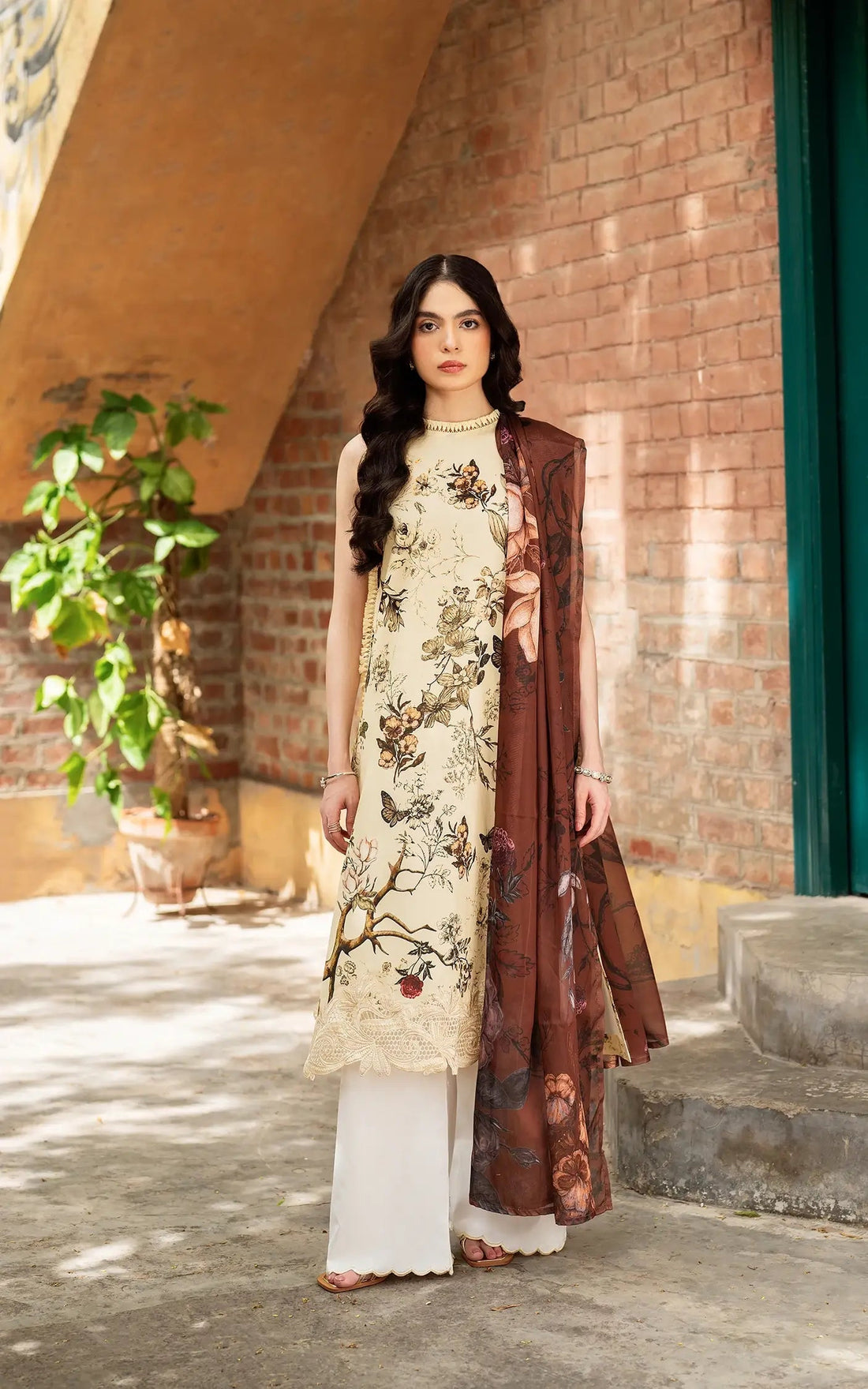 Asifa and Nabeel | Yakin Summer 25 | Meadow Bloom-(YKL25-01) by Asifa and Nabeel - Designer Dress - Type: Ladies Clothes - Available at Libayah - 100% Original