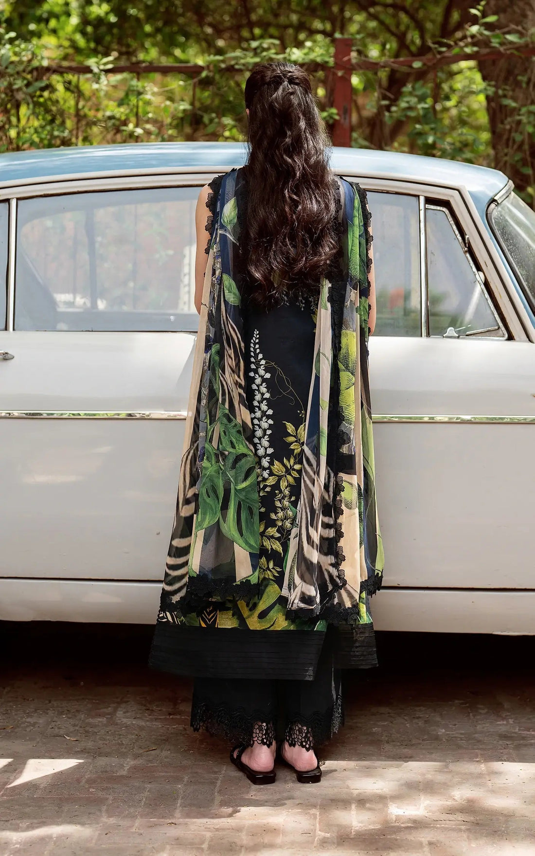 Asifa and Nabeel | Yakin Summer 25 | Secret Botanica-(YKL25-05) by Asifa and Nabeel - Designer Dress - Type: Ladies Clothes - Available at Libayah - 100% Original
