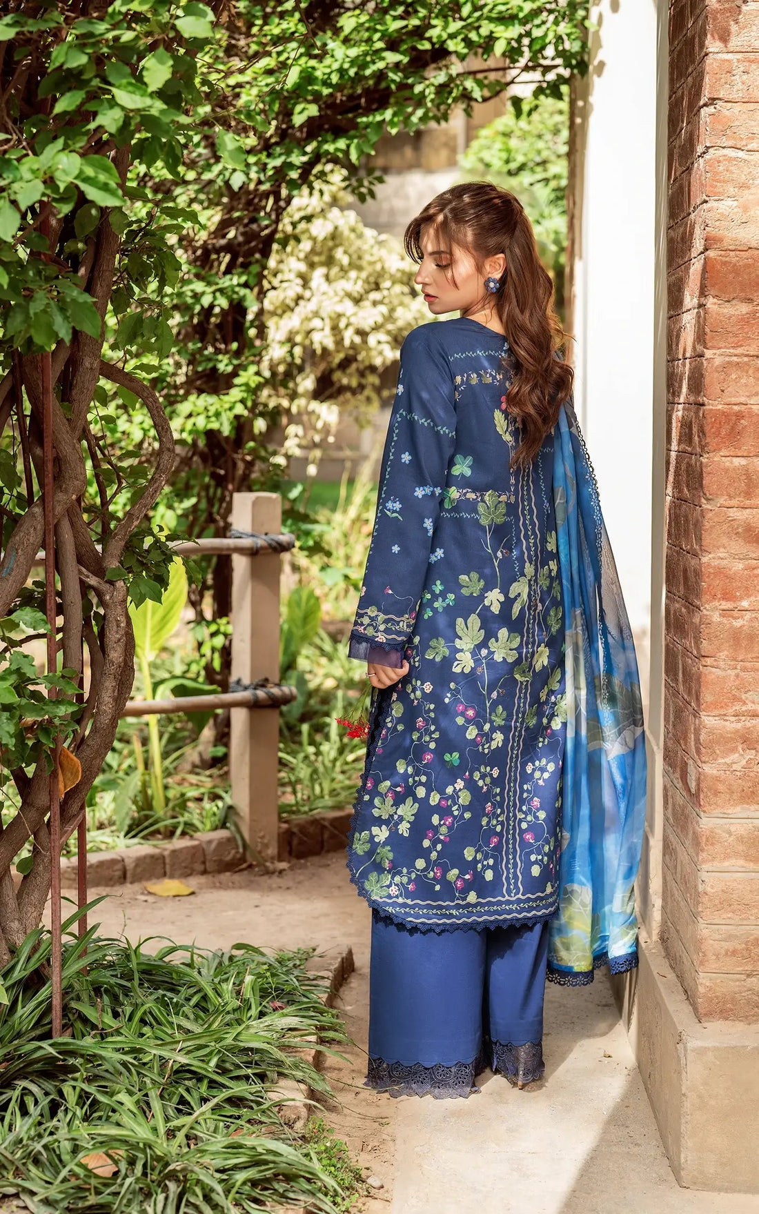 Asifa and Nabeel | Yakin Summer 25 | Moonlit Garden-(YKL25-08) by Asifa and Nabeel - Designer Dress - Type: Ladies Clothes - Available at Libayah - 100% Original