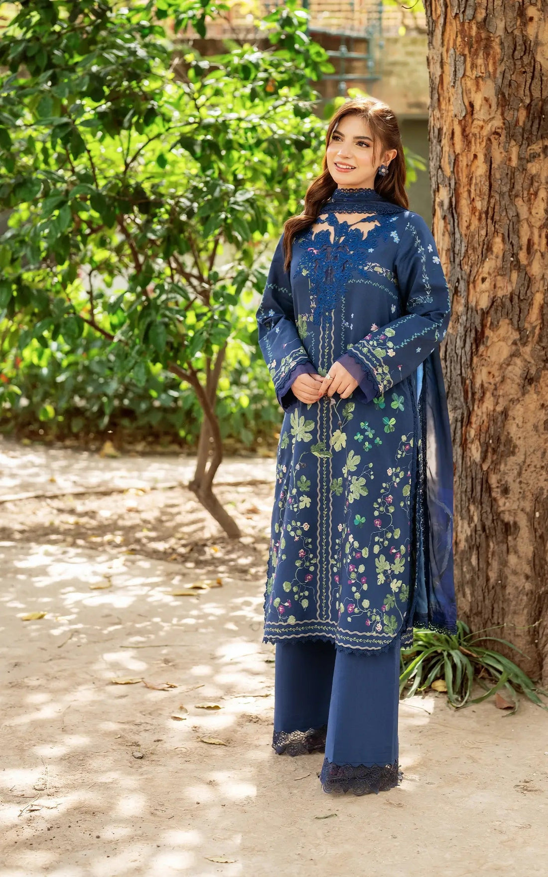 Asifa and Nabeel | Yakin Summer 25 | Moonlit Garden-(YKL25-08) by Asifa and Nabeel - Designer Dress - Type: Ladies Clothes - Available at Libayah - 100% Original