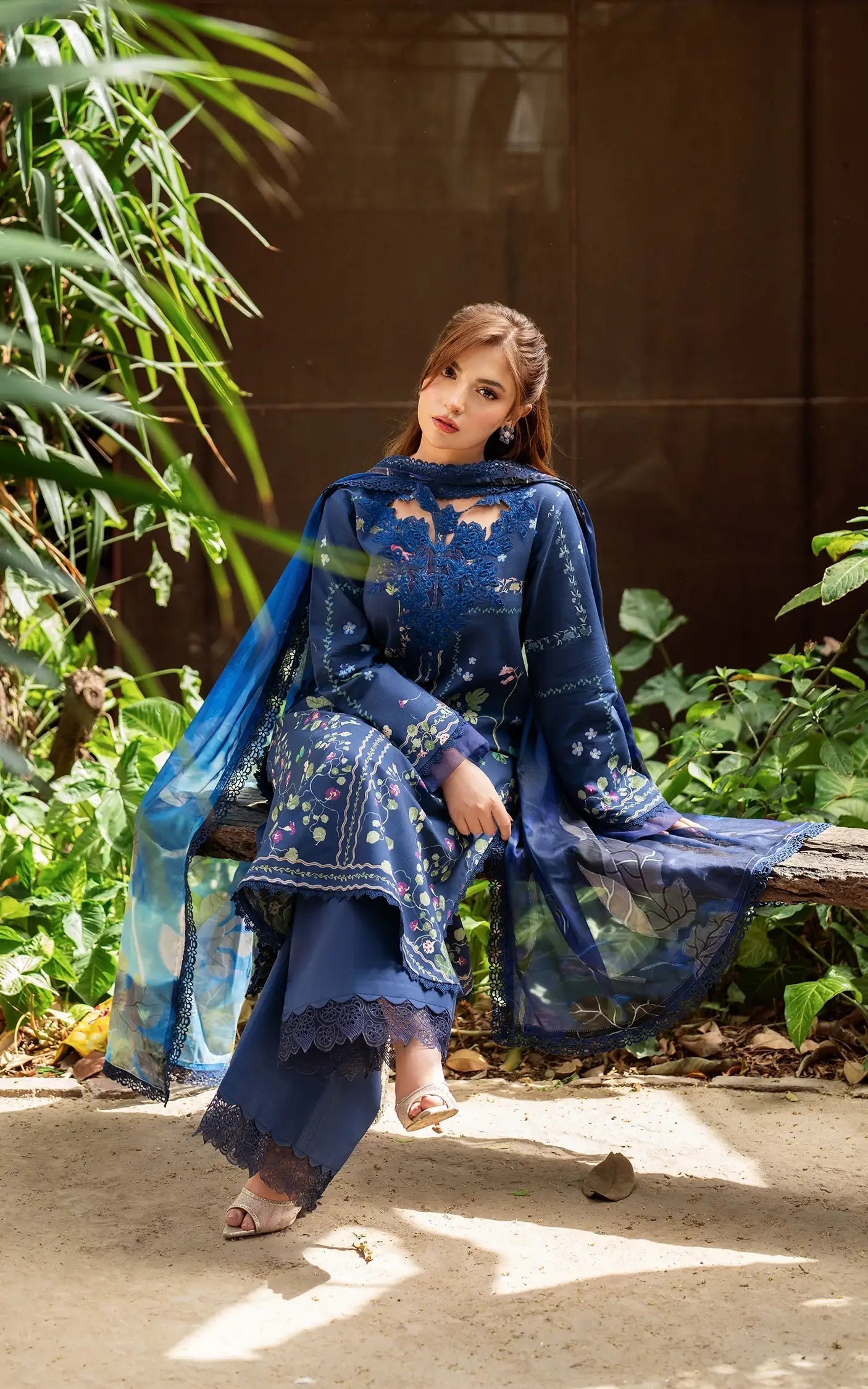 Asifa and Nabeel | Yakin Summer 25 | Moonlit Garden-(YKL25-08) by Asifa and Nabeel - Designer Dress - Type: Ladies Clothes - Available at Libayah - 100% Original