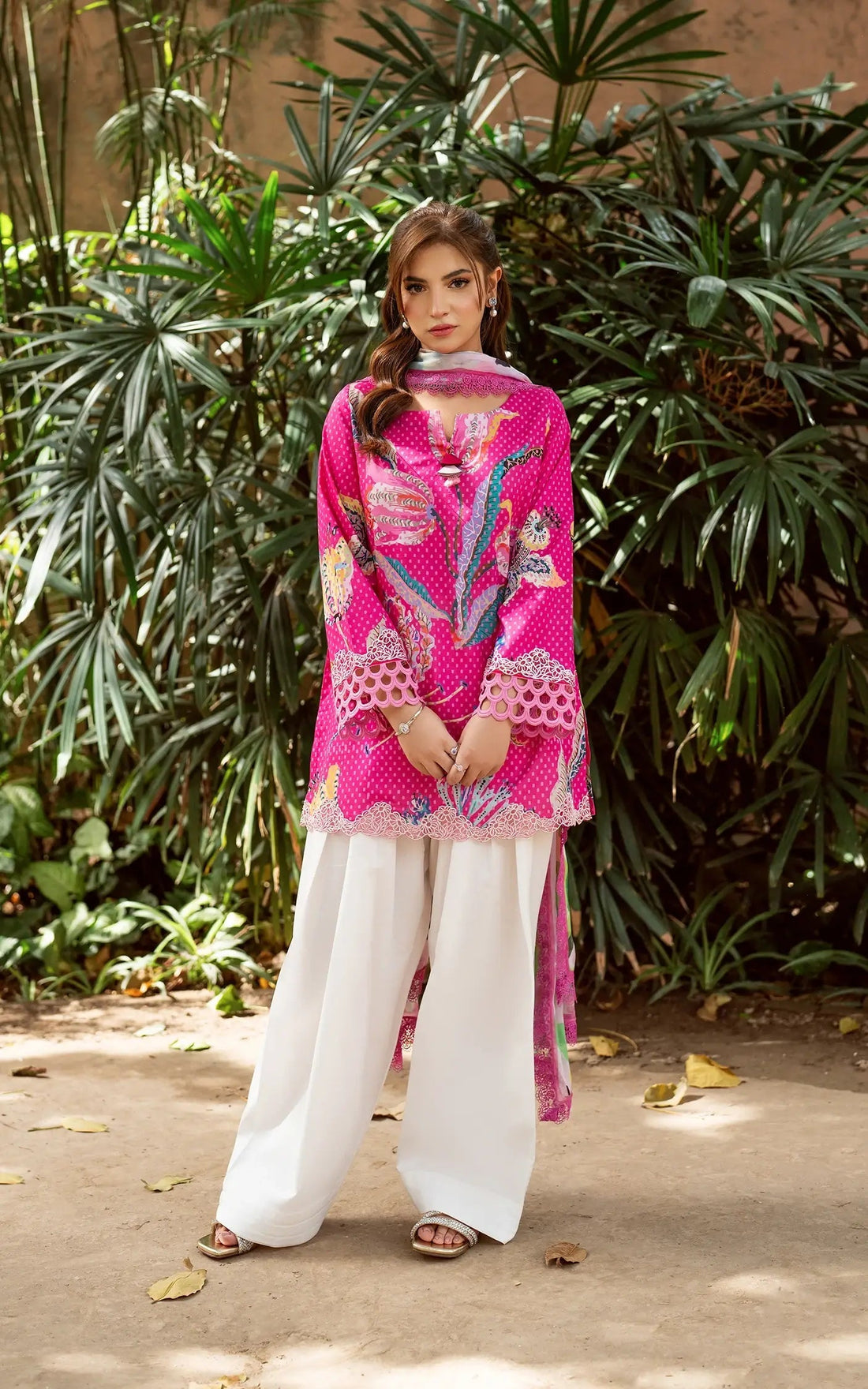 Asifa and Nabeel | Yakin Summer 25 | Roseveil-(YKL25-10) by Asifa and Nabeel - Designer Dress - Type: Ladies Clothes - Available at Libayah - 100% Original