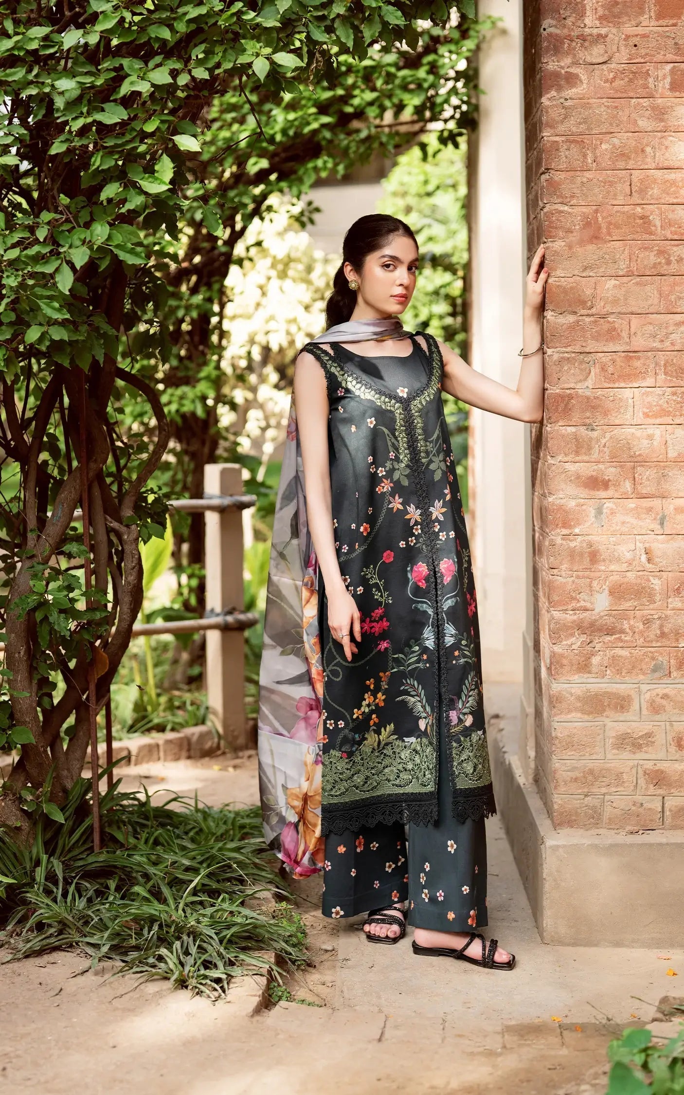 Asifa and Nabeel | Yakin Summer 25 | Elysian-(YKL25-11) by Asifa and Nabeel - Designer Dress - Type: Ladies Clothes - Available at Libayah - 100% Original