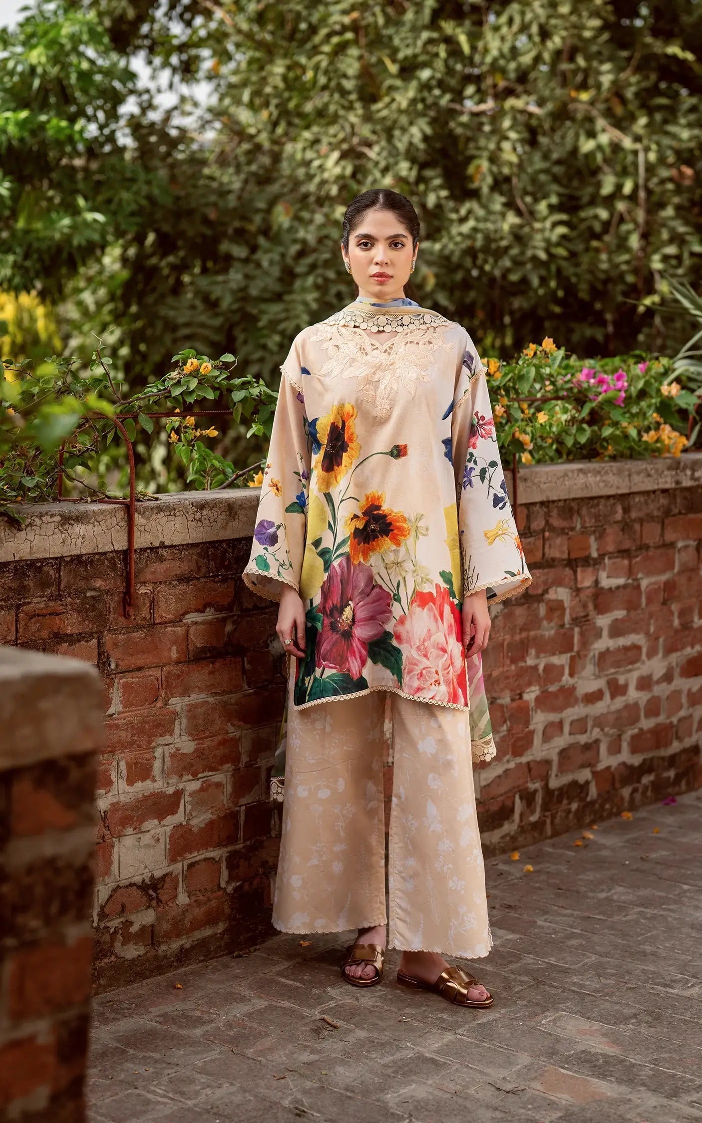 Asifa and Nabeel | Yakin Summer 25 | Bloomlight-(YKL25-13) by Asifa and Nabeel - Designer Dress - Type: Ladies Clothes - Available at Libayah - 100% Original