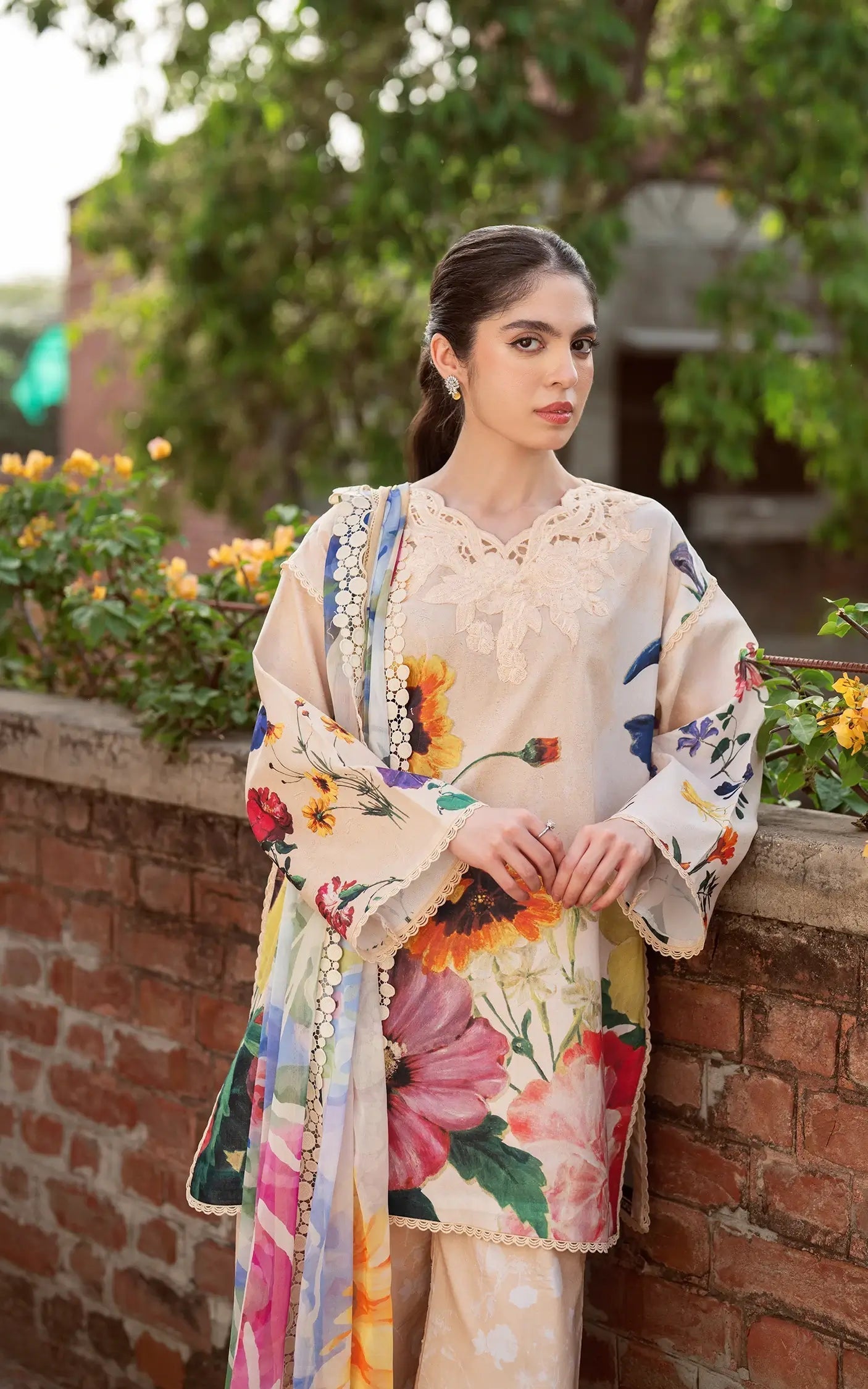 Asifa and Nabeel | Yakin Summer 25 | Bloomlight-(YKL25-13) by Asifa and Nabeel - Designer Dress - Type: Ladies Clothes - Available at Libayah - 100% Original