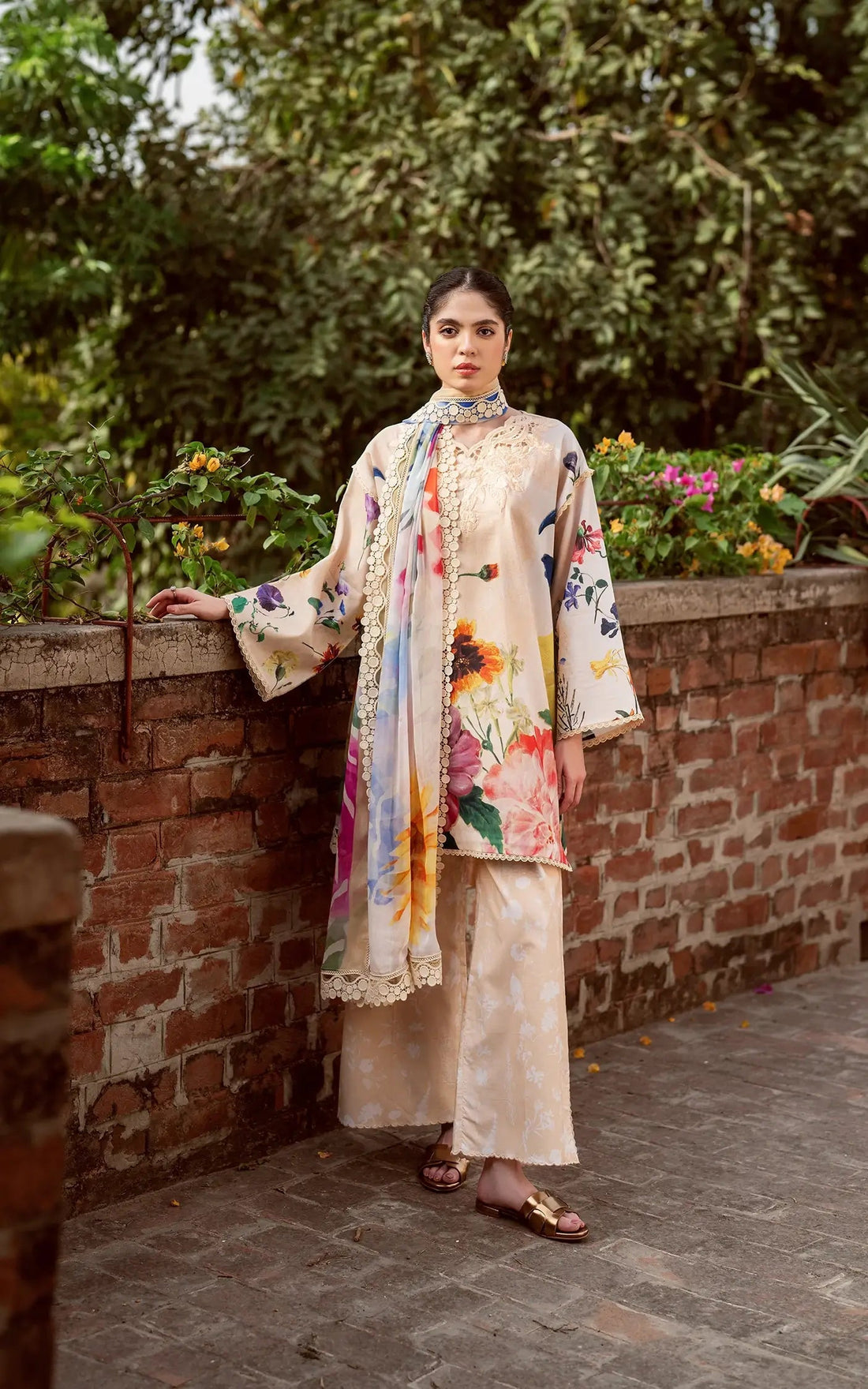 Asifa and Nabeel | Yakin Summer 25 | Bloomlight-(YKL25-13) by Asifa and Nabeel - Designer Dress - Type: Ladies Clothes - Available at Libayah - 100% Original