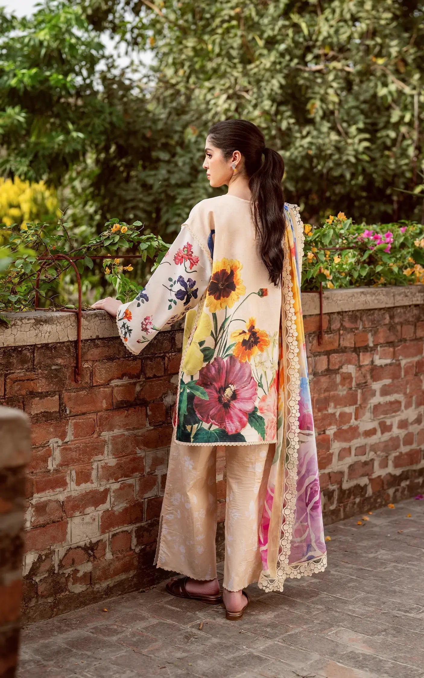 Asifa and Nabeel | Yakin Summer 25 | Bloomlight-(YKL25-13) by Asifa and Nabeel - Designer Dress - Type: Ladies Clothes - Available at Libayah - 100% Original