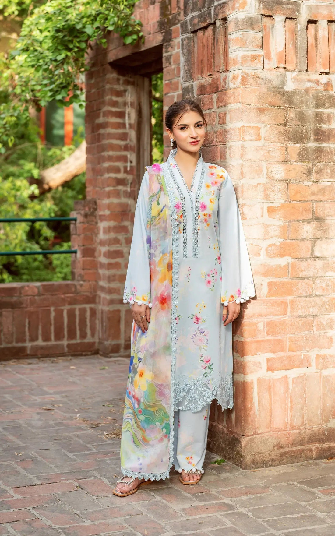 Asifa and Nabeel | Yakin Summer 25 | Whisper of Spring-(YKL25-14) by Asifa and Nabeel - Designer Dress - Type: Ladies Clothes - Available at Libayah - 100% Original