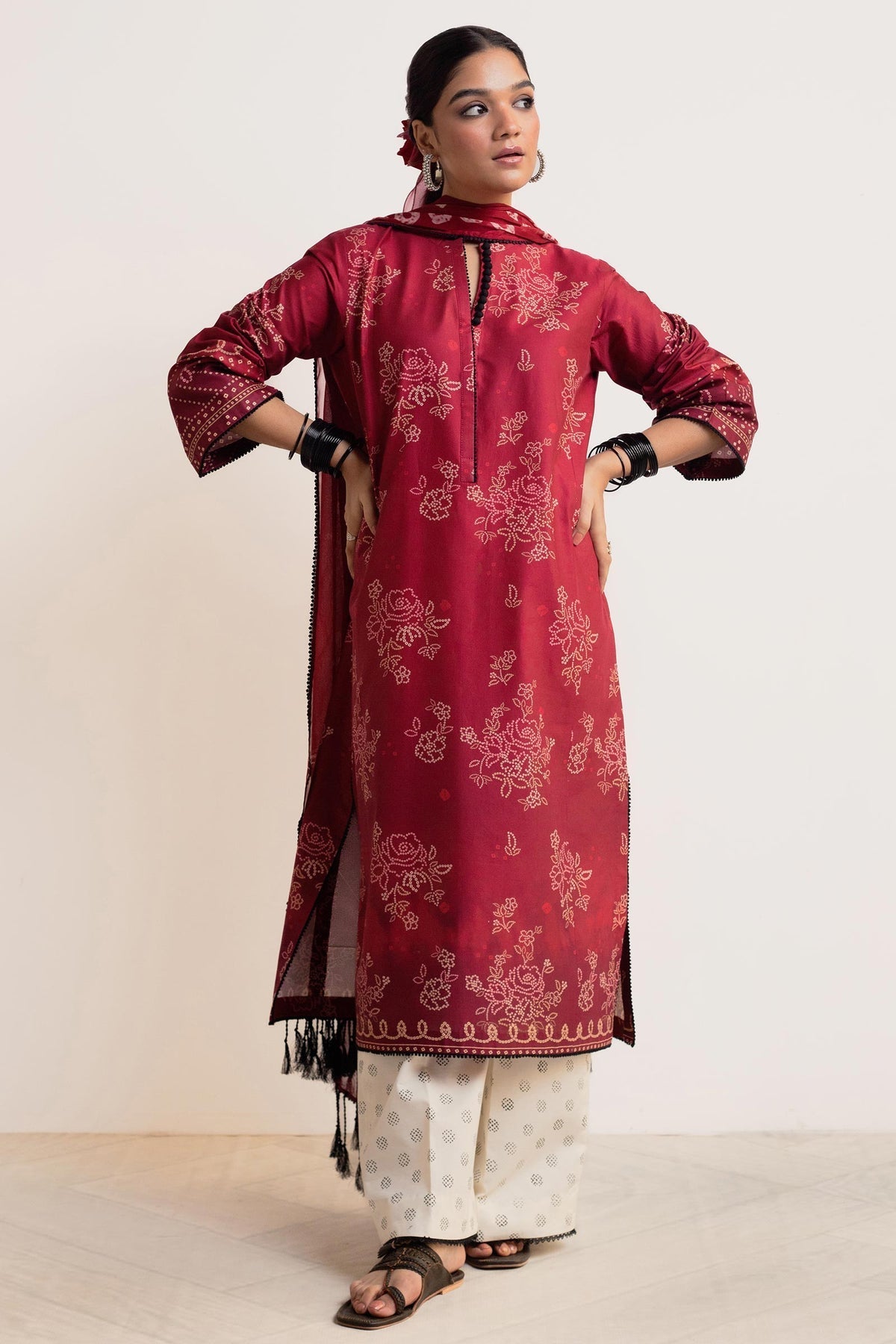 Zara Shahjahan | Coco Prints 24 | GULAB-D5 by Zara Shahjahan - Designer Dress - Type: Ladies Clothes - Available at Libayah - 100% Original