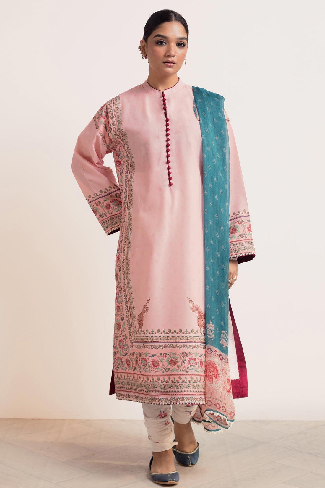 Zara Shahjahan | Coco Prints 24 | GULABI-D3 by Zara Shahjahan - Designer Dress - Type: Ladies Clothes - Available at Libayah - 100% Original
