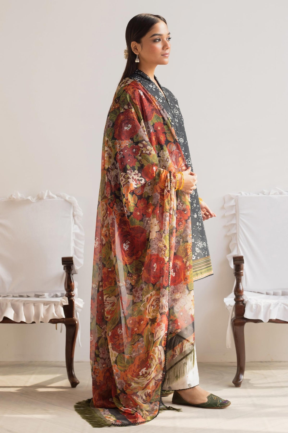 Zara Shahjahan | Coco Prints 24 | AFSANA-D7 by Zara Shahjahan - Designer Dress - Type: Ladies Clothes - Available at Libayah - 100% Original