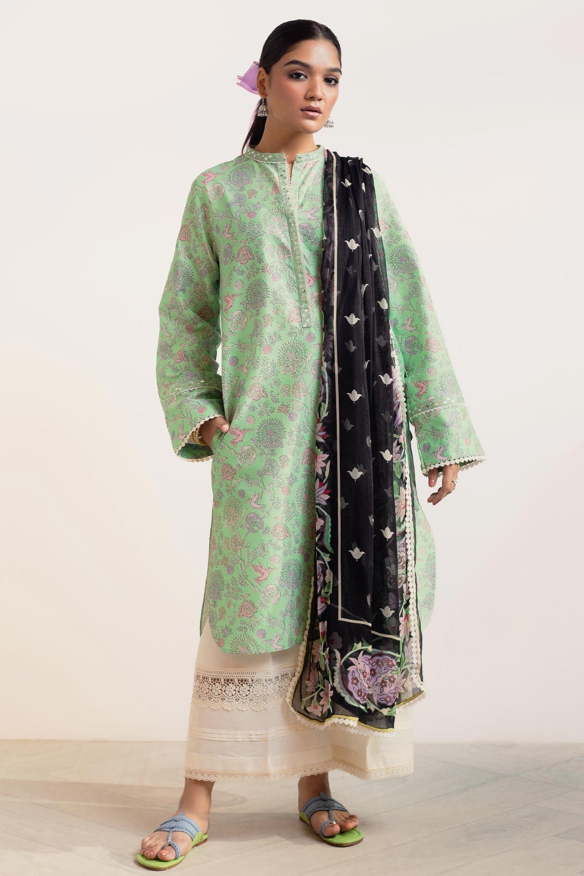 Zara Shahjahan | Coco Prints 24 | MEHAK-D6 by Zara Shahjahan - Designer Dress - Type: Ladies Clothes - Available at Libayah - 100% Original