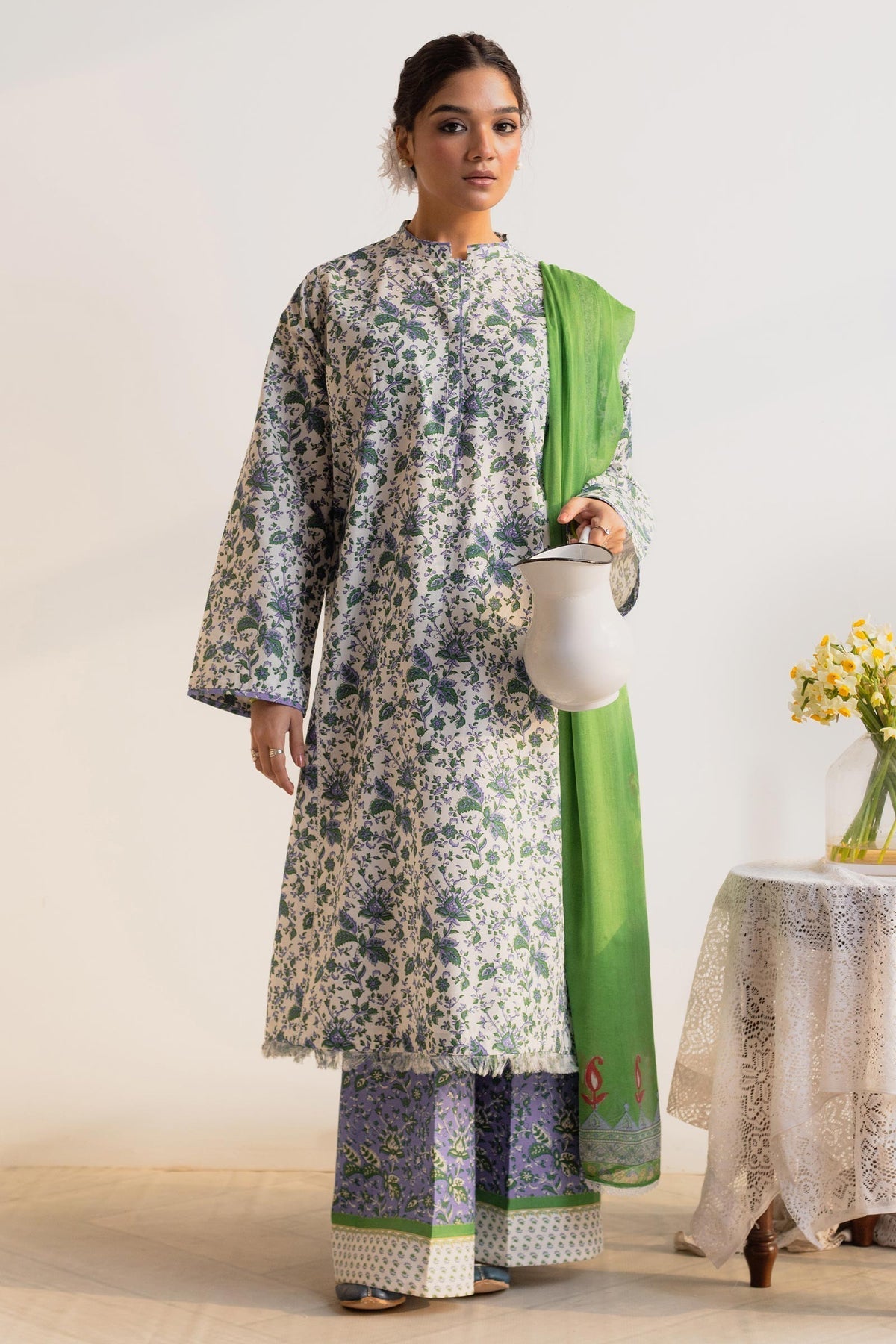 Zara Shahjahan | Coco Prints 24 | NARGIS-D2 by Zara Shahjahan - Designer Dress - Type: Ladies Clothes - Available at Libayah - 100% Original