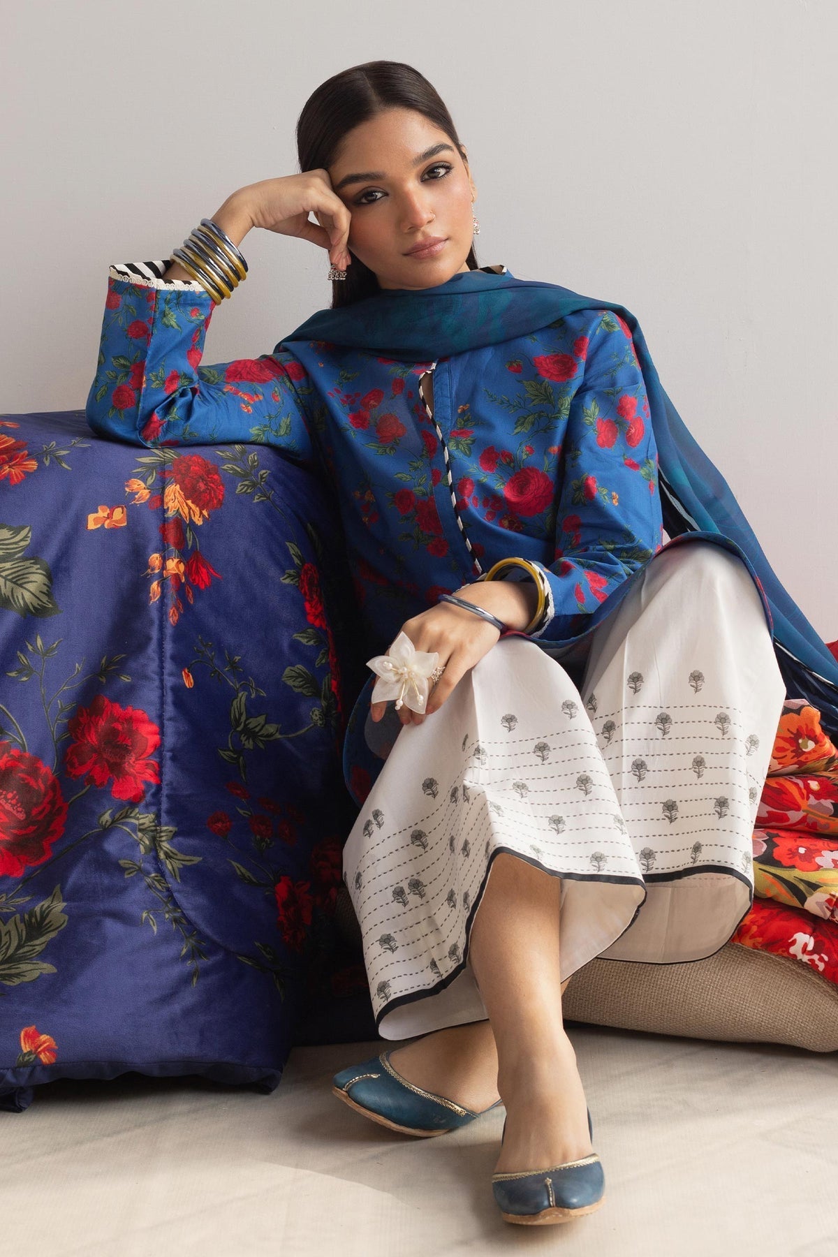 Zara Shahjahan | Coco Prints 24 | BULBUL-D1 by Zara Shahjahan - Designer Dress - Type: Ladies Clothes - Available at Libayah - 100% Original