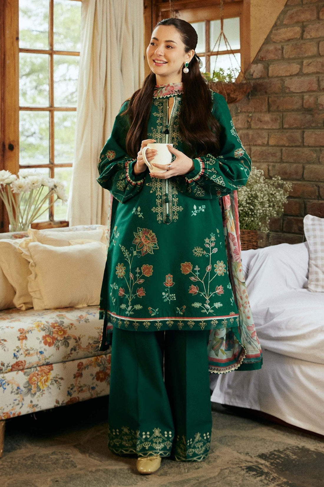 Zara Shahjahan | Coco Lawn Vol 2 | ZAIRA-9A by Zara Shahjahan - Designer Dress - Type: Ladies Clothes - Available at Libayah - 100% Original