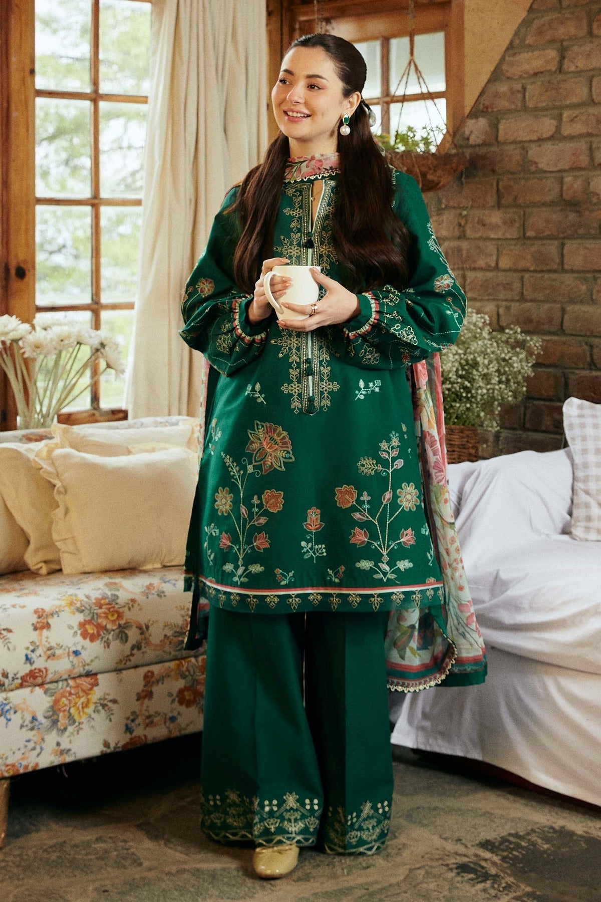 Zara Shahjahan | Coco Lawn Vol 2 | ZAIRA-9A by Zara Shahjahan - Designer Dress - Type: Ladies Clothes - Available at Libayah - 100% Original