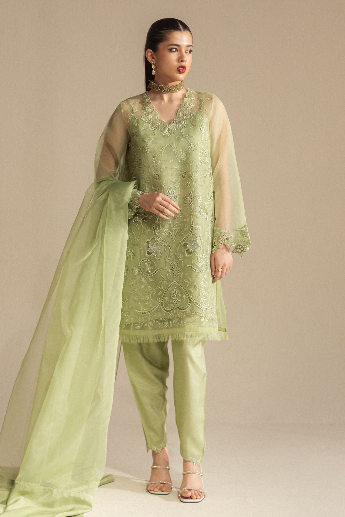 Zara Shahjahan | Fall Festive 24 | ZC-2074 by Zara Shahjahan - Designer Dress - Type: Ladies Clothes - Available at Libayah - 100% Original