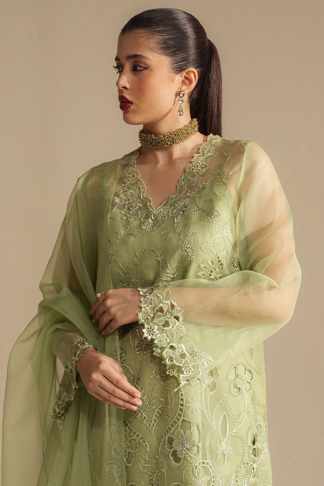 Zara Shahjahan | Fall Festive 24 | ZC-2074 by Zara Shahjahan - Designer Dress - Type: Ladies Clothes - Available at Libayah - 100% Original