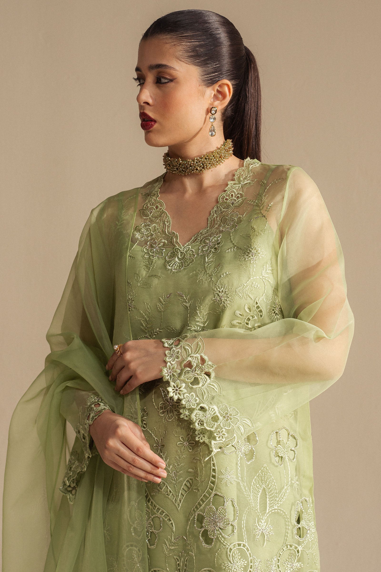 Zara Shahjahan | Fall Festive 24 | ZC-2074 by Zara Shahjahan - Designer Dress - Type: Ladies Clothes - Available at Libayah - 100% Original