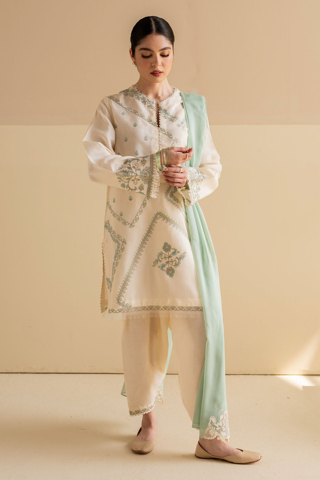 Zara Shahjahan | Pret Wear | ZC-2097 by Zara Shahjahan - Designer Dress - Type: Ladies Clothes - Available at Libayah - 100% Original