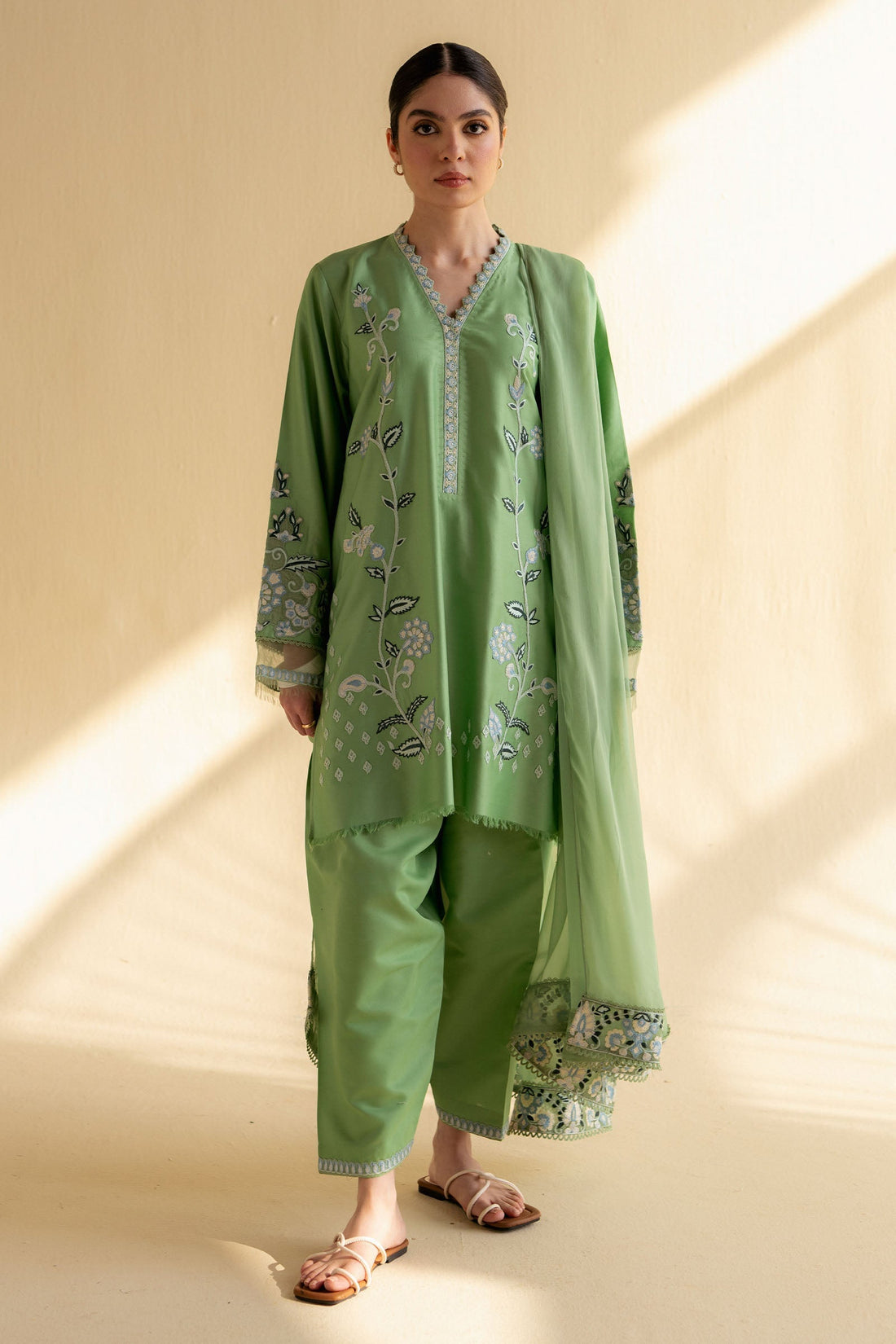 Zara Shahjahan | Pret Wear | ZC-2104 by Zara Shahjahan - Designer Dress - Type: Ladies Clothes - Available at Libayah - 100% Original