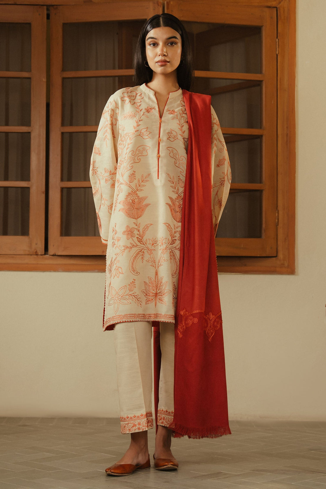 Zara Shahjahan | Pret Wear | ZC-2128 by Zara Shahjahan - Designer Dress - Type: Ladies Clothes - Available at Libayah - 100% Original