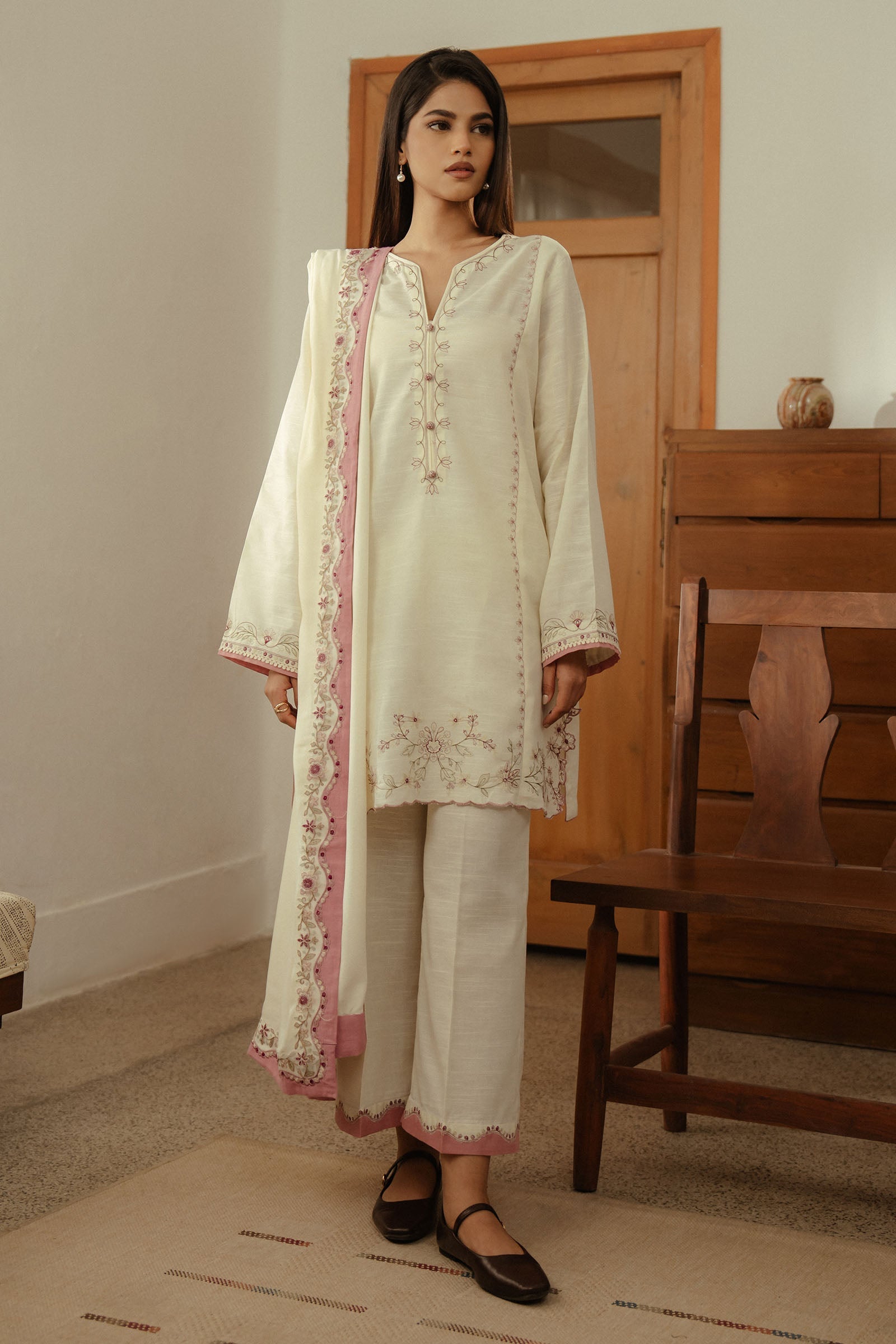 Zara Shahjahan | Pret Wear | ZC-2133 by Zara Shahjahan - Designer Dress - Type: Ladies Clothes - Available at Libayah - 100% Original