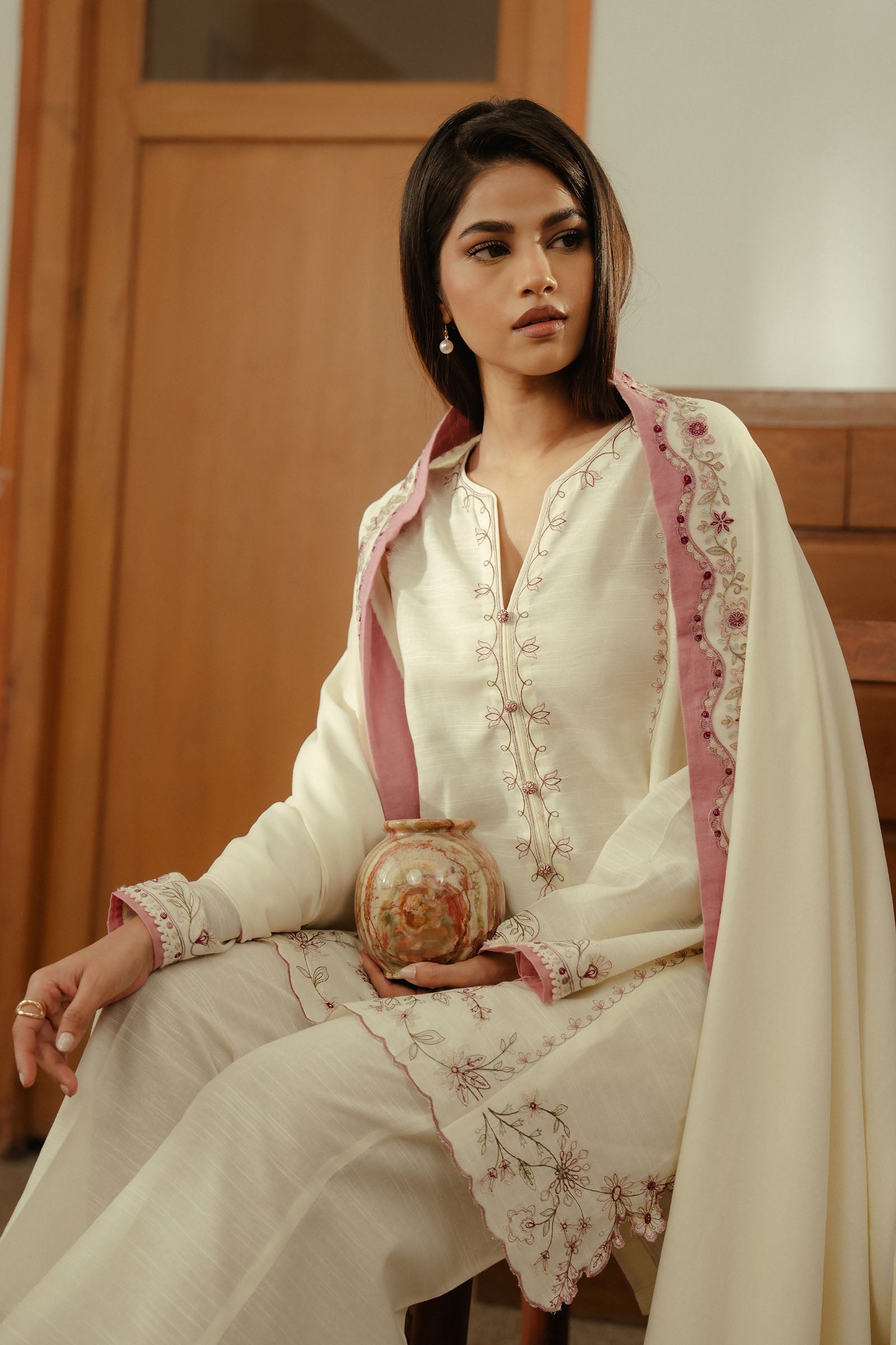 Zara Shahjahan | Pret Wear | ZC-2133 by Zara Shahjahan - Designer Dress - Type: Ladies Clothes - Available at Libayah - 100% Original