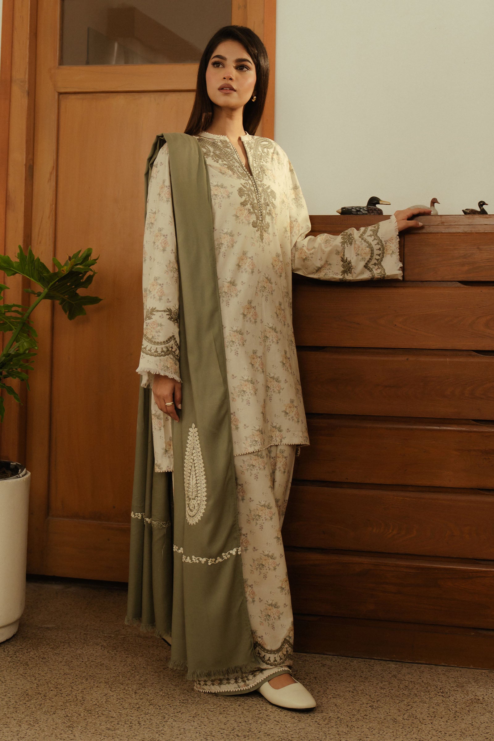 Zara Shahjahan | Pret Wear | ZC-2138 by Zara Shahjahan - Designer Dress - Type: Ladies Clothes - Available at Libayah - 100% Original