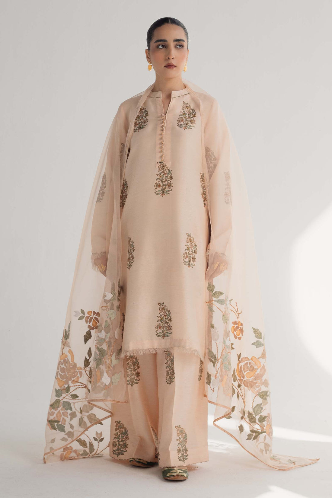 Zara Shahjahan | Handcrafted Suits | ZHC-049 by Zara Shahjahan - Designer Dress - Type: Ladies Clothes - Available at Libayah - 100% Original