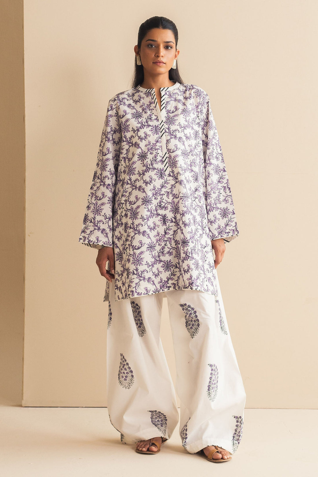 Zara Shahjahan | Handcrafted Suits | ZHC-059 by Zara Shahjahan - Designer Dress - Type: Ladies Clothes - Available at Libayah - 100% Original
